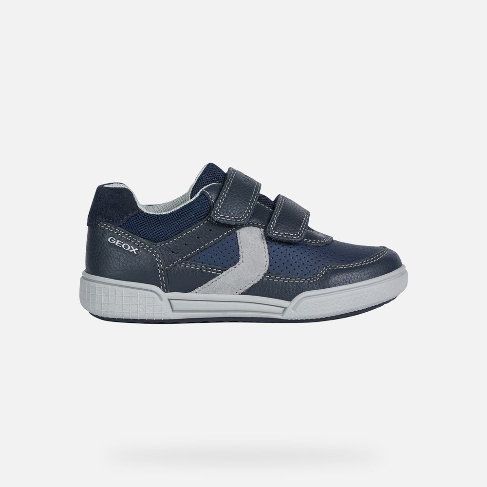 Geox Sneakers Navy Poseido - Geox Boys Shoes - KPQVRW049